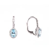 Orecchini Damiani Donna Notte Di San Lorenzo in Oro bianco Acquamarina 0.3 Ct 20076512 - 20076512